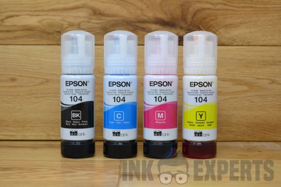 Epson 104 Ink Bottle Set For Ecotank Printers Genuine Epson Original Ink Ink Experts 5762