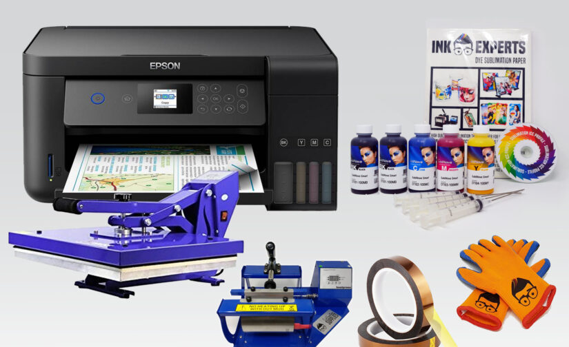 Complete A4 Sublimation Printer & Heat Press Starter Bundle: Epson ...