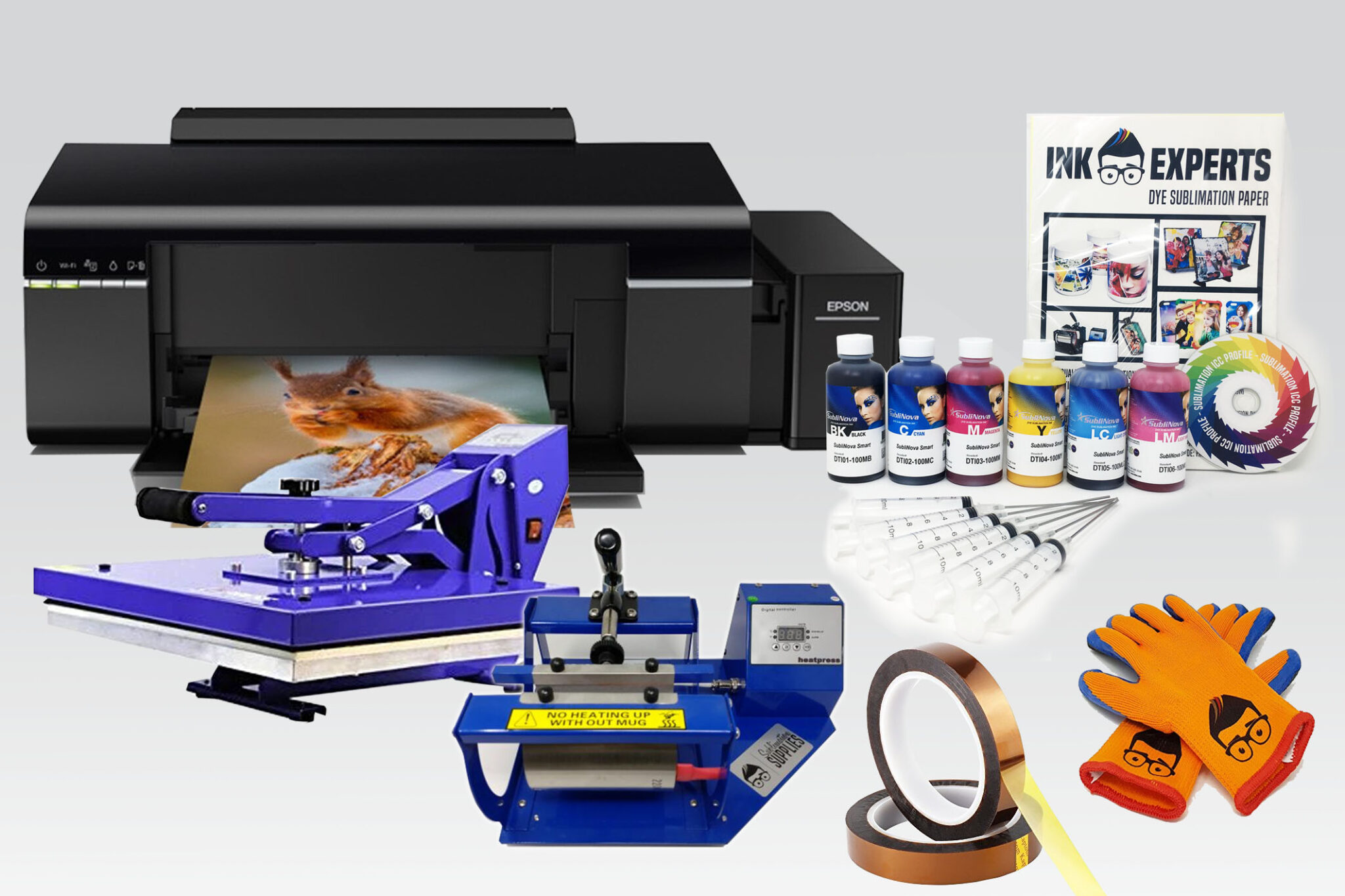 A4 Sublimation Starter Bundle Ink Experts 