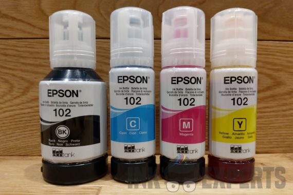 Epson 102 Ink Bottle Set for Ecotank Printers - Genuine Epson Original ...