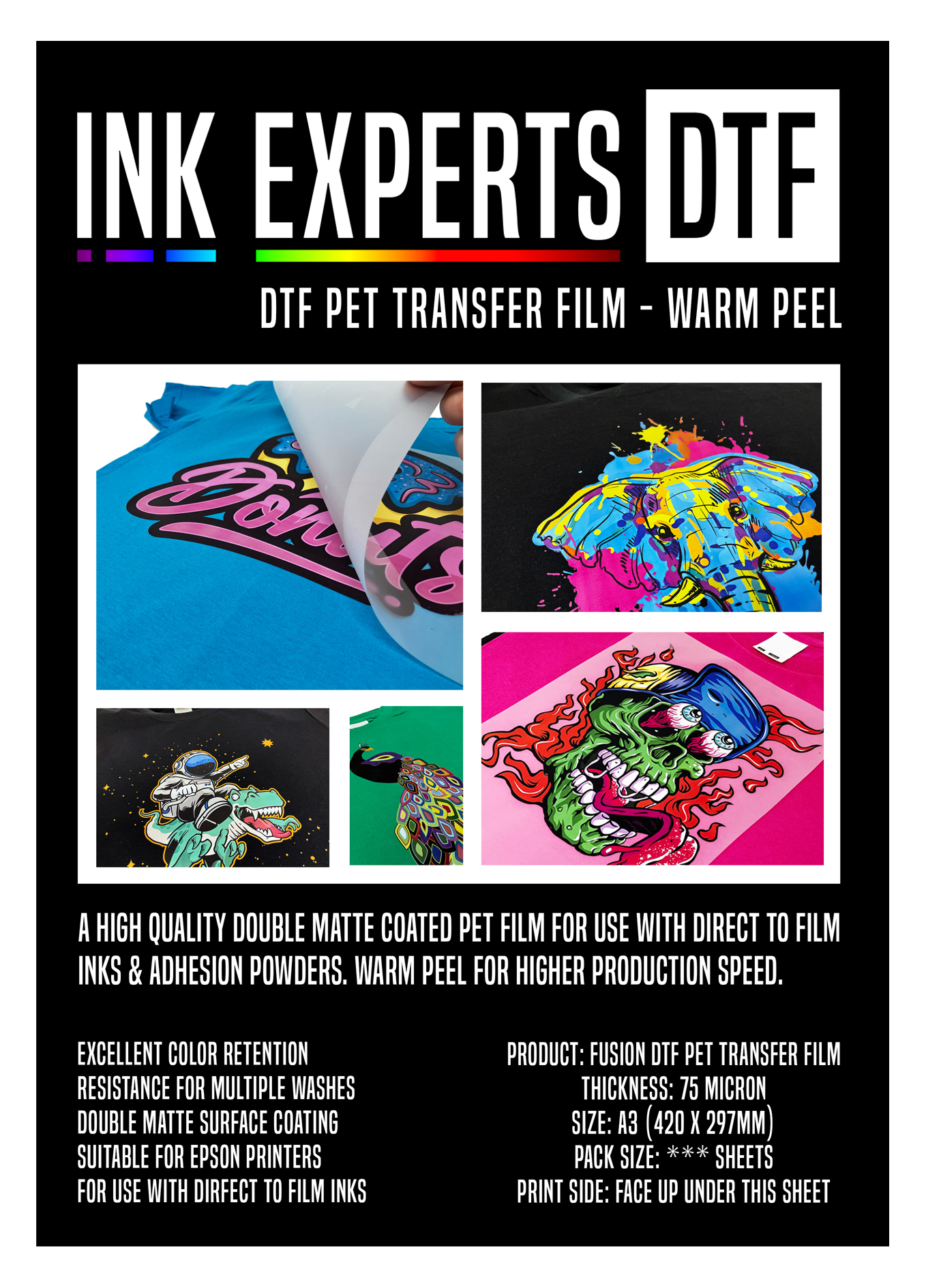 PET Film Media | Ink Experts