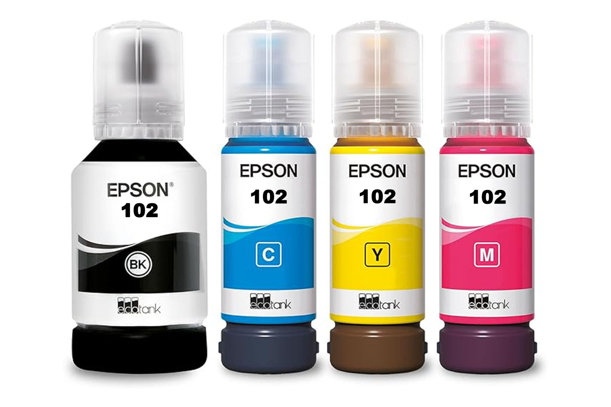 Epson 102 Ink Bottle Set for Ecotank Printers - Genuine Epson Original ...